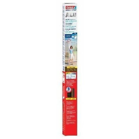 Tesa Insect Stop Cadres ALU COMFORT pour Portes - Moustiquaire avec Cadre en Aluminium pour Portes-fenêtres &