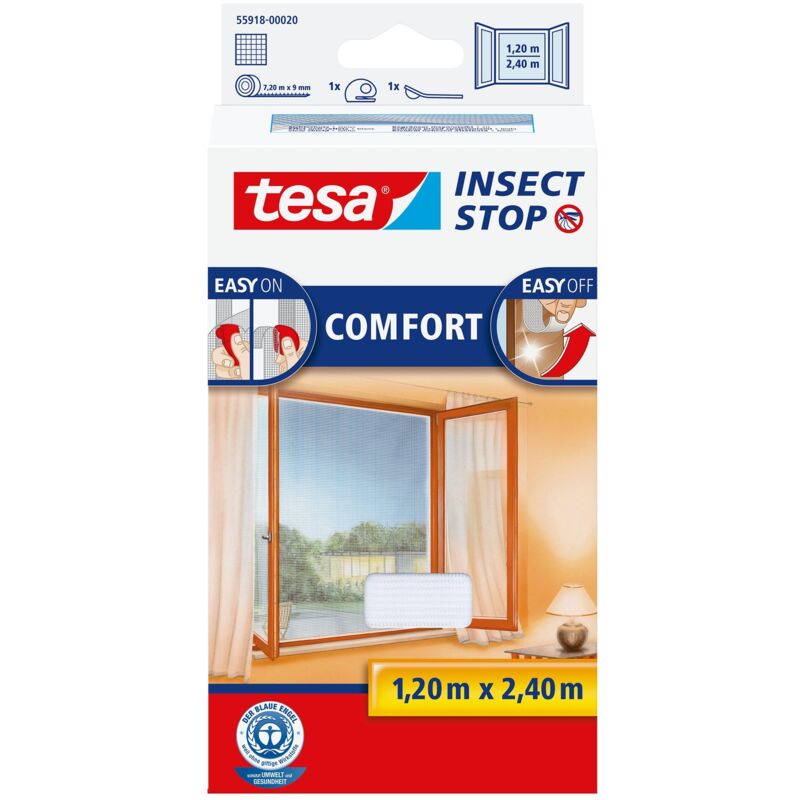 Tesa Comfort 55918 00020 00 Zanzariera l X A 1200 Mm X 2400 Mm Bian...