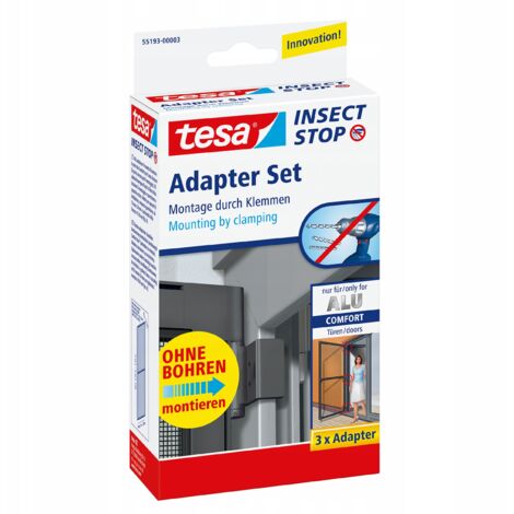 tesa Insektenschutz-Adapter-Set Insektenschutz