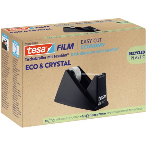 Tesa Klebefilm eco&crystal 19mm x 10m mit Abroller