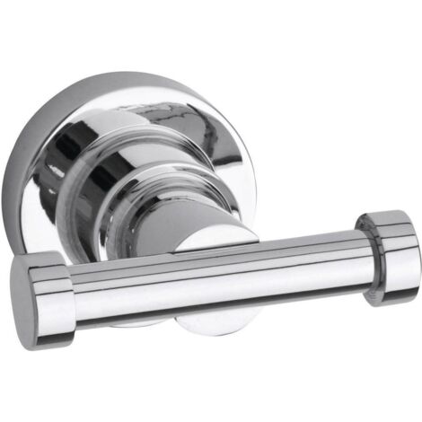 Tesa Luup Porta Asciugamani a Barra, Metallo Cromato, Autoadesivo, Tecnologia di Montaggio Adesiva, 50mm x 600mm x 70mm