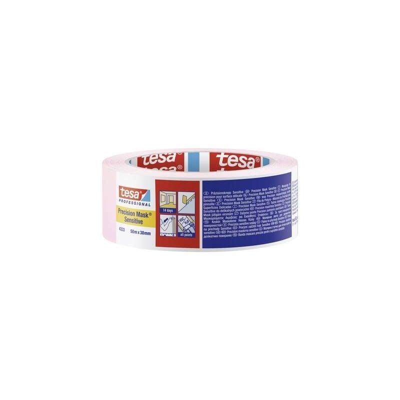 Bande de masquage Tesa 04333-00020-02 rose clair (l x l) 50.00 m x 38.00 mm 1 pc(s)