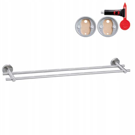 tesa MOON porta-asciugamani argento 64 cm moderno
