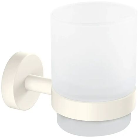Tesa Moon - Soporte para cepillo de dientes colgante para baño, color blanco