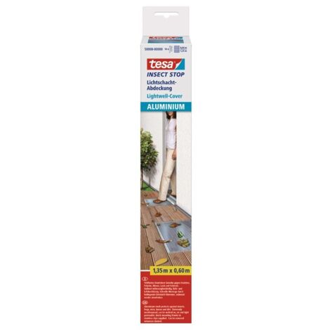 Tesa - mosquitero para tubo de luz Aluminio 1,3x0,6m