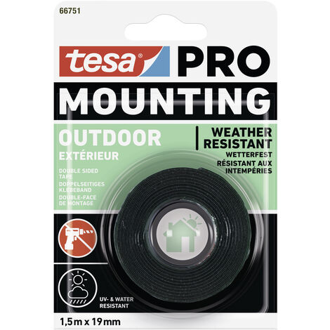 tesa Mounting PRO Outdoor 66751-00000-00 Montageband  Transparent (L x B) 1.5 m x 19 mm 1 St.