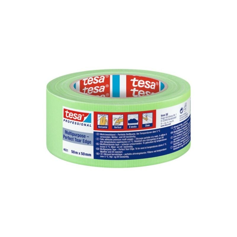 Multi Purpose Cloth Tape - 50mm x 50m - Tesa