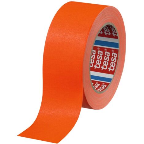 TESA - Nastro adesivo rinforzato Set di 3 pezzi, arancione,