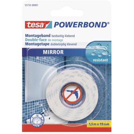 tesa®, nastro di montaggio per specchi (L x P) 1.5 m x 19 mm 55732 contenuto: 1 rotolo
