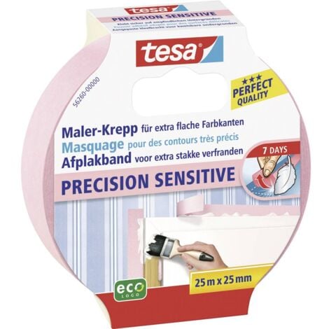 tesa®, nastro di precisione da pittore (sensitive) (L x P) 25 m x 25 mm Rosa 56260 contenuto: 1 rotolo