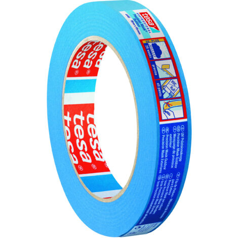 Tesa NASTRO PER MASCHERATURA PRECISION MASK OUTDOOR PLUS BLU mm. 25x50 mt. , durata 26 settimane 6.00 rotoli