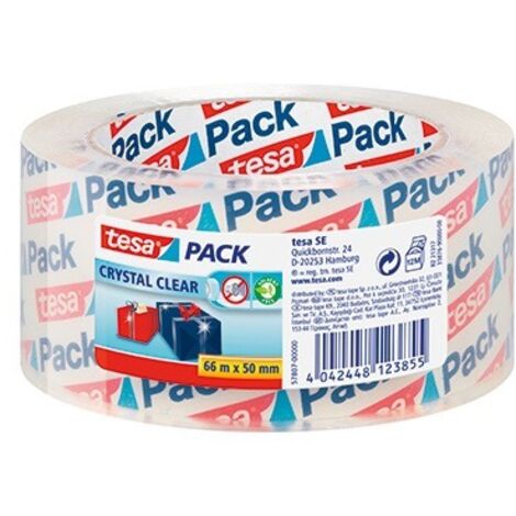 Tesa Packband 66m x 50mm Crystal transparent 57807