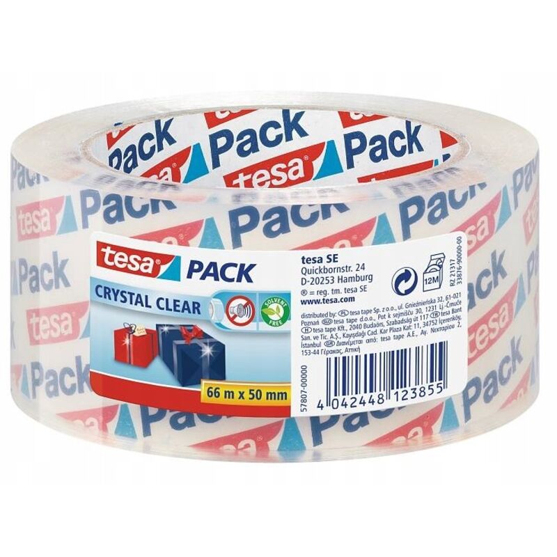

Cinta Embalar 'Pack' Cristal Clear 66X50