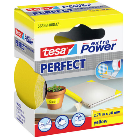 tesa PERFECT 56343-00037-03 Gewebeklebeband tesa® extra Power Gelb (L x B) 2.75 m x 38 mm 1 St.