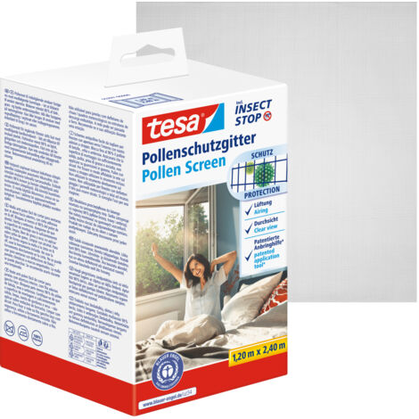 tesa Pollenschutzgitter 120 x 240 cm anthrazit
