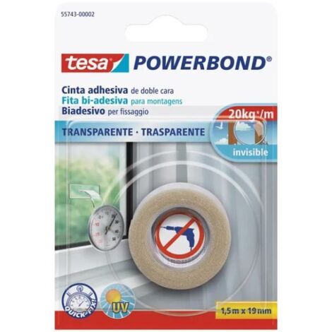 Tesa powerbond cinta de doble cara transparente - 55743