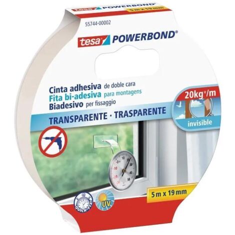 Tesa powerbond ruban adhésif double face transparent - 55744