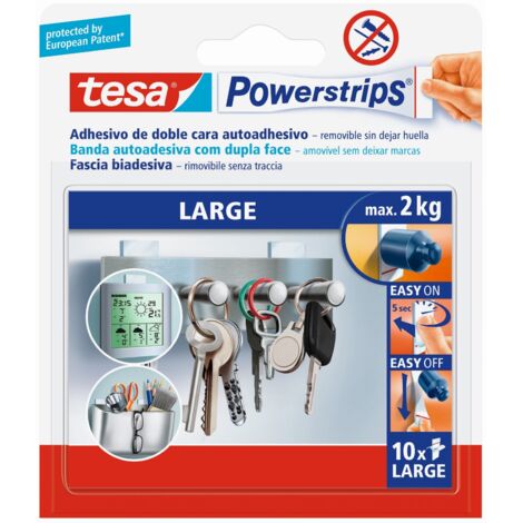 TESA POWERSTRIPS 10 STRISCE BIADESIVE TESA CF 15,0