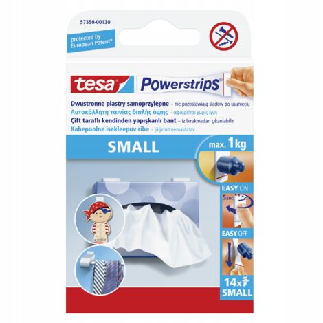 tesa POWERSTRIPS 14 Stück klein 1kg