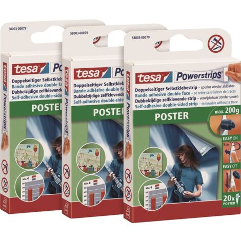 tesa Powerstrips bianchi 60 nastri adesivi
