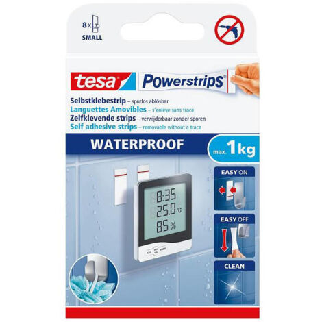 TESA POWERSTRIPS WATERPROOF SMALL