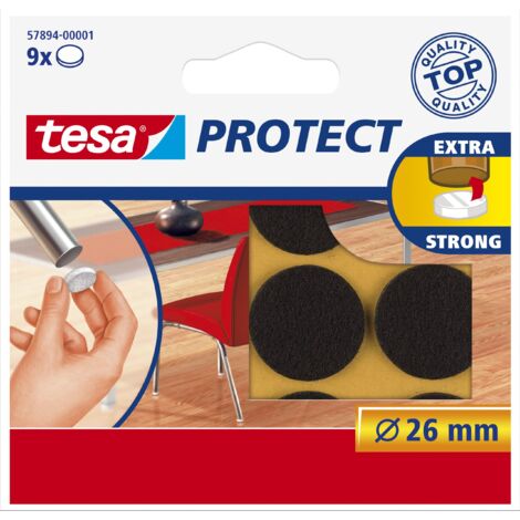 TESA Protect slider de feltro per mobili 9 pezzi Rettangolare