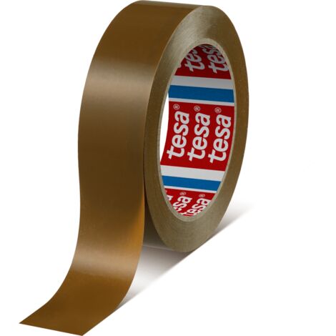 tesa PVC Premium Packband - reissfest / braun 66m:30mm 04124