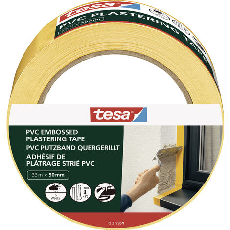 tesa PVC Putzband 55486-00000-00 Putzband  Gelb (L x B) 33 m x 50 mm 1 St.