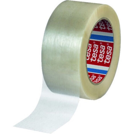 tesa Recycled PET CST 60418 transparent 132mx50mm with hotmelt rubber 6 Stk
