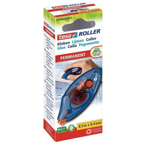 TESA Roller adhesivo Tesa permanente desechable 8,50mx8,4mm