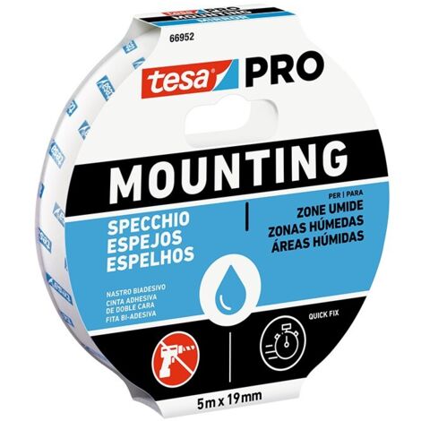 TESA Ruban adhésif pour rétroviseur 19 mm × 10 m 4952