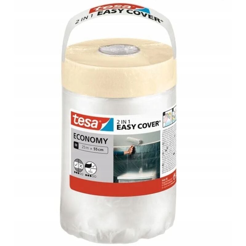 Ruban de masquage + easy cover universel m, (bâche +