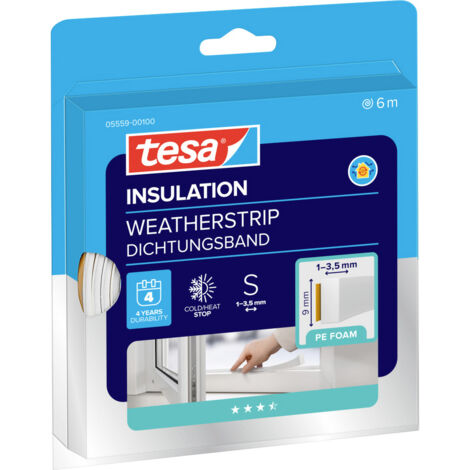 tesa STANDARD 05559-00100-00 Dichtband tesamoll® Weiß (L x B) 6 m x 9 mm 1 St.