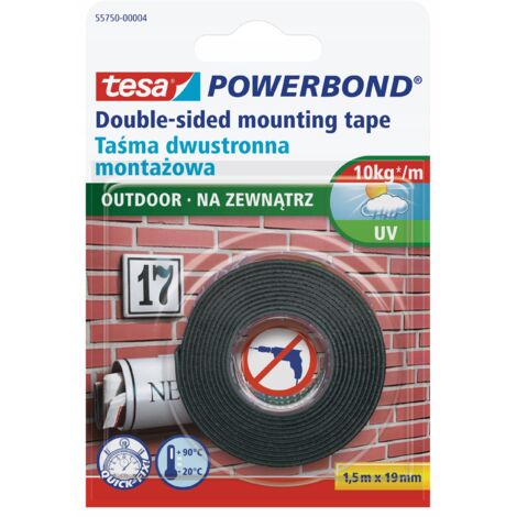 TESA TAŚMA DWUSTRONNA POWERBOND 1,5m x 19mm ZEWNĘTRZNA