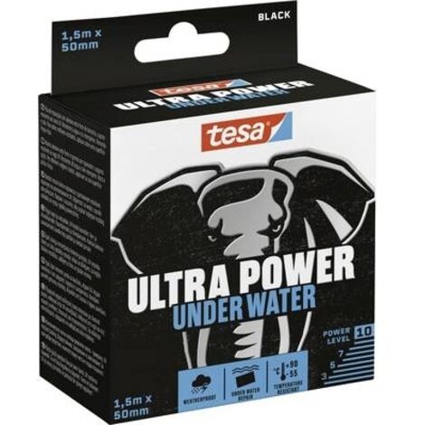 tesa Ultra Power Under Water - Ruban Réparation Étanche 1,5m x 50mm