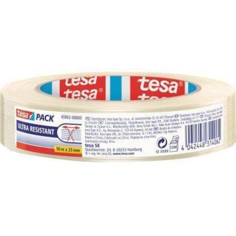 tesa ULTRA RESISTANT 45902-00000-00 Filament-Klebeband tesapack® Transparent (L x B) 50 m x 25 mm 1