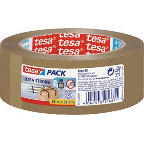 tesa ULTRA STRONG 57175-00000-02 Nastro da imballo tesapack® Marrone (L x L) 66 m x 38 mm 1 pz.
