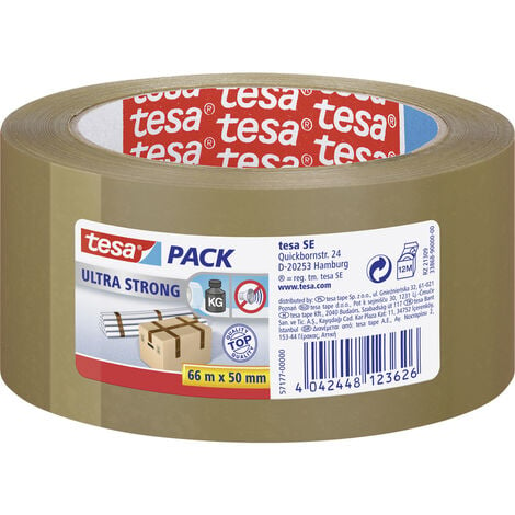 tesa ULTRA STRONG 57177-00000-11 Packband tesapack® Braun (L x B) 66 m x 50 mm 1 St.