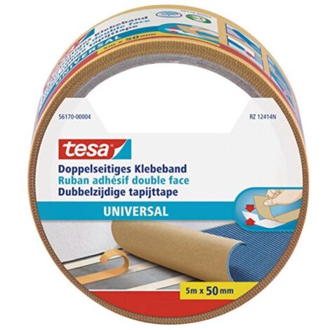 tesa UNIVERSAL 56170-00004-11 Doppelseitiges Klebeband  Weiß (L x B) 5 m x 50 mm 1 St.