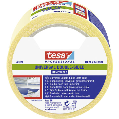 tesa UNIVERSAL REMOVABLE 04939-00002-11 Verlegeband tesa® Professional Weiß (L x B) 10 m x 50 mm 1 S