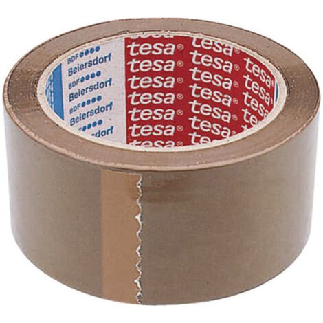 tesa Verpackungsklebeband, 66 m x 50 mm, braun