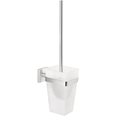 Tesa WC-Bürstenhalter EXXCLUSIV Edelstahloptik zum Kleben