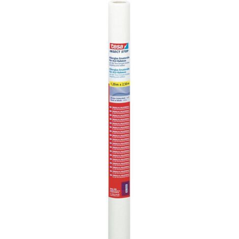 Tesa Zanzariera Tesa rotolo 1,2m x 2,5m bianco