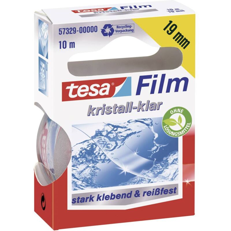 Image of Tesa - film® nastro adesivo cristallino (l x p) 10 m x 19 mm 57329 contenuto: 1 Rotolo