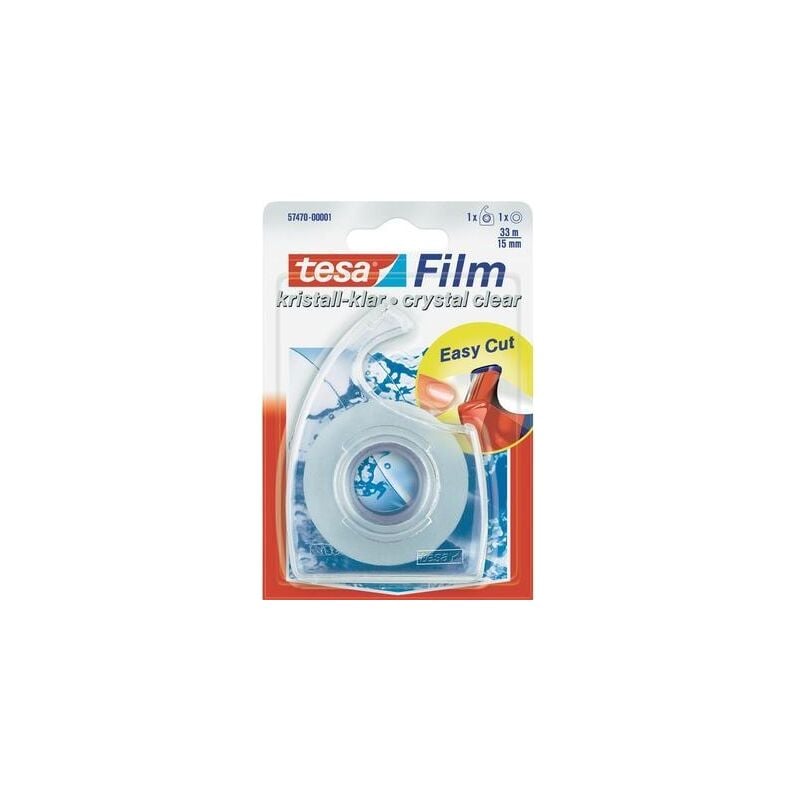 Ruban Adhésif Tesafilm®crystal Clear Tesa 57470-01-01 (L X L) 33 M X 15 Mm Transparent 1 Bobine(S)