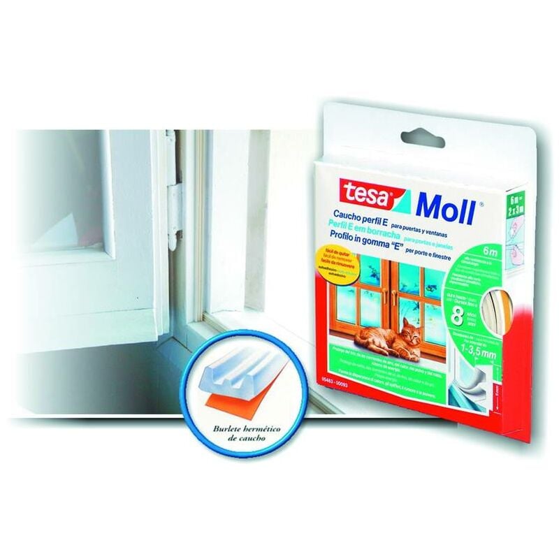 

Tesamoll Caucho 6x9x4 Tesa 5463 Marron. (Juego de 10 Uds.)