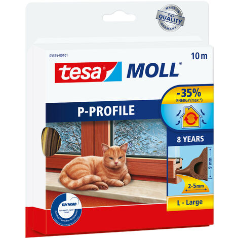 tesamoll® P-Profil braun, für Spalten von 2-5mm - Braun