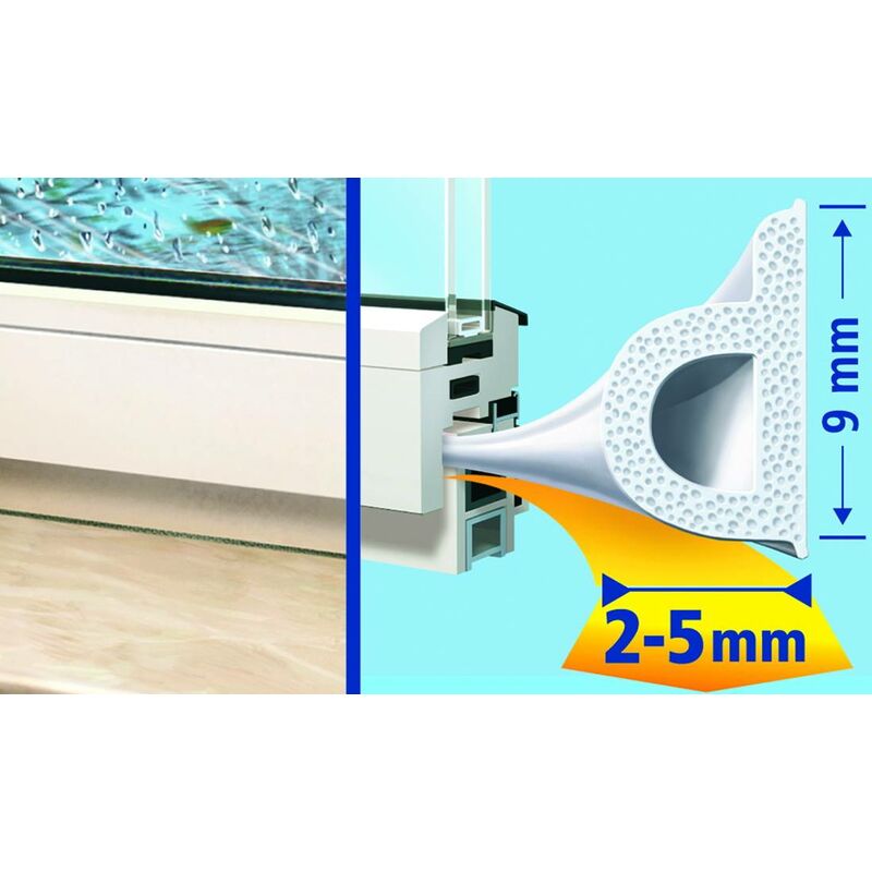 

Tesamoll Tubular Caucho Blanco