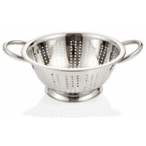 Tescoma 428506 Colapasta con Base e due manici, Acciaio Inossidabile, linea GrandChef, diametro20 cm