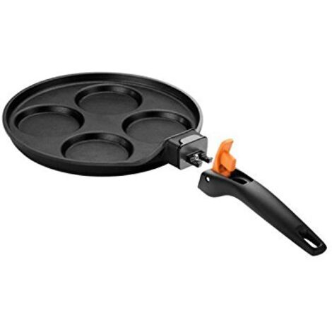 Tescoma 605090 SmartClick Padella con 4 Cerchi Antiaderente Induzione Manico Removibile, Diametro 24 cm